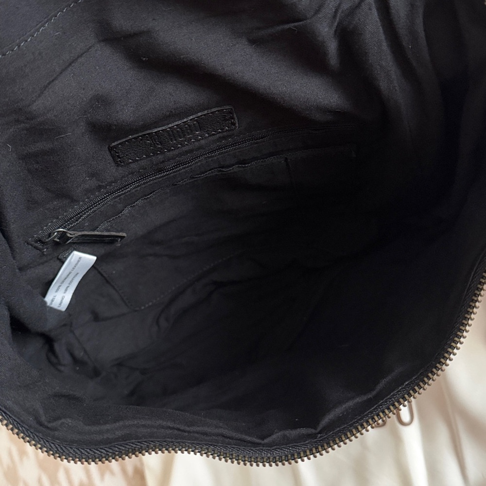 HOBO River Black Leather Backpack - Picture 4 of 5
